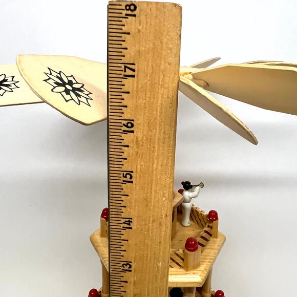 German Nativity Christmas Pyramid Carousel Decor - Picture 7 of 7